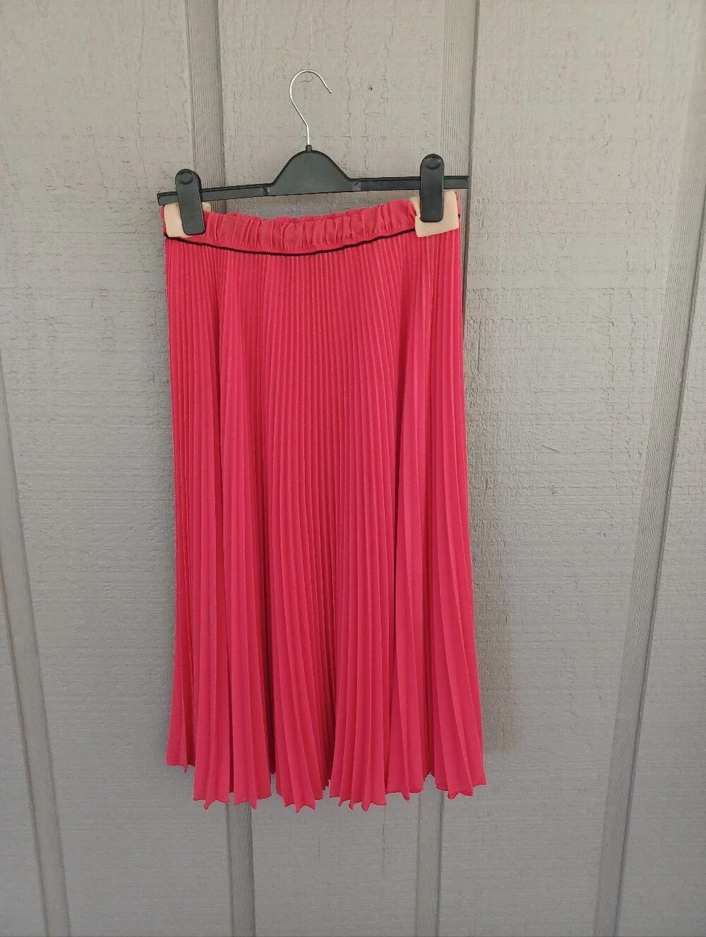 Marc Jacobs Pleated Midi Skirt Size 2 Elastic Waist Pull On High Rise Preppy